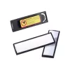 Durable CLIP-CARD - Namensschild - für 17 x 67 mm - Magnet - Schwarz (Packung mit 25)