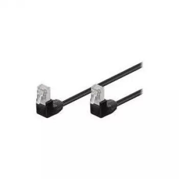 Tinklo kabelis Goobay 96078 Juodas 1m Cat5e F/UTP