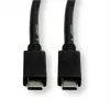 ROLINE USB 3.2 Gen2 laidas PD 20V5A Type C-C ST/ST 0,5 m - Laidas skaitmeniniams duomenims - 0,5 m (11.99.9057)