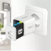 USB C/A sieninis įkroviklis YENKEE YAC G38 20W 3A Power Delivery (USB‑C ir USB‑A)