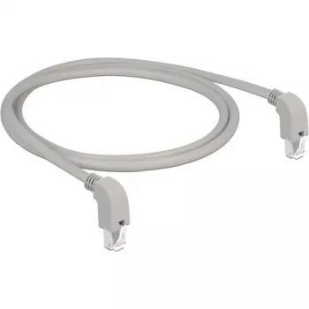 DeLOCK 85877 tinklo kabelis Cat6a S/FTP 1m pilkas