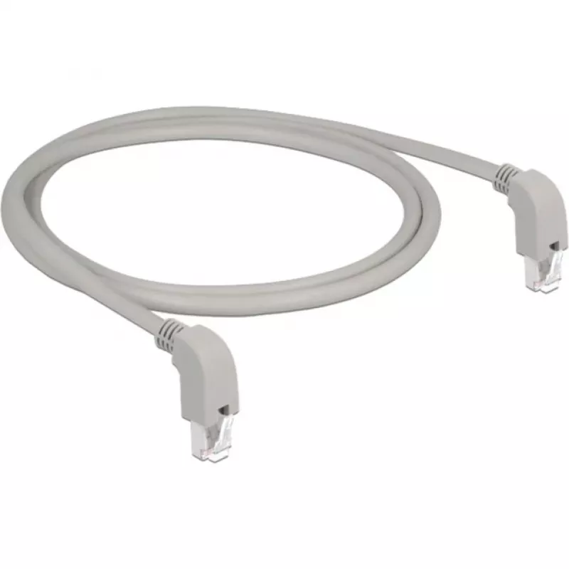 DeLOCK 85877 tinklo kabelis Cat6a S/FTP 1m pilkas