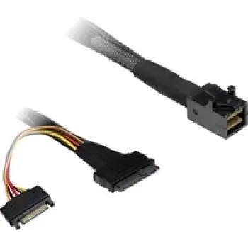 Inter-Tech SFF-8643 į SFF-8639 laidas, juodas, kompaktiškas