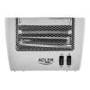 Adler AD 7709 Halogeninis šildytuvas, 800 W, 2 galios lygiai, baltas