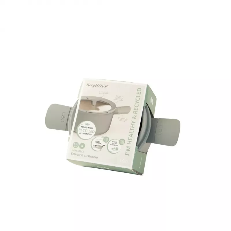 BergHOFF 3950428 sriubos puodas 3.1 L pilka aliuminė