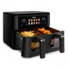 Karšto oro gruzdintuvė Tristar FR-9075 Double 9 L, 2500 W, jutiklinis valdymas, LCD, juoda, 60 °C
