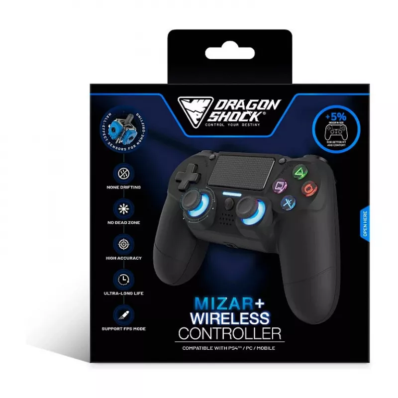 Valdiklis Dragonshock Mizar+ Wireless juodas PS4/PC