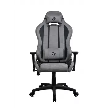 Žaidimų kėdė Arozzi Torretta SuperSoft Anthracite – ergonomiškas dizainas, reguliuojamos porankiai, atlošiama nugara