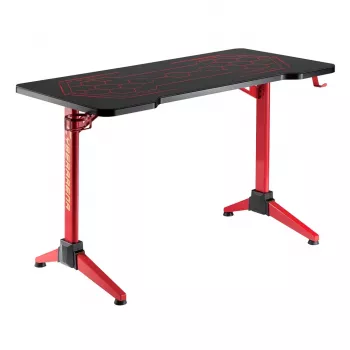Gaming stalas MACLEAN RS163 RGB LED, didelis stalviršis, maksimali apkrova 100 kg, maksimalus aukštis 760 mm