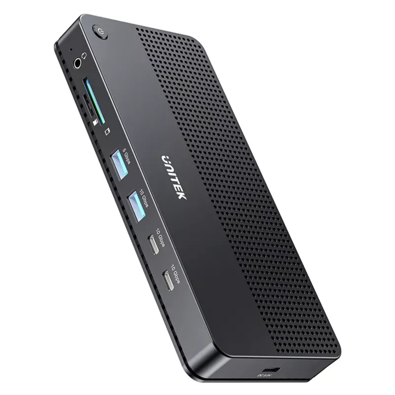 Docking stotelė UNITEK D1104A01 USB4 laidinė 100W Power Delivery