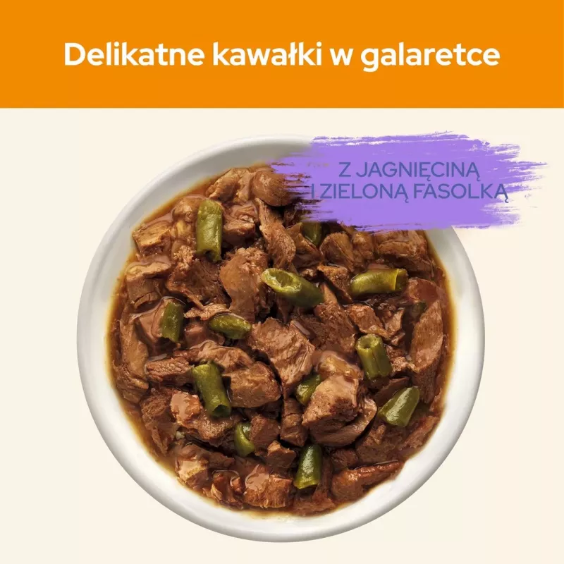 PURINA Cat Chow ėriena su žaliomis pupelėmis – šlapias kačių ėdalas, 10x85 g