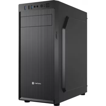 NATEC Aracanta Midi Tower Black – kompiuterio korpusas