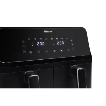 Tristar FR-9026 gruzdintuvas Double 8 L Stalviršinis 2700 W Karšto oro gruzdintuvas Juodas