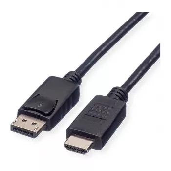 ROLINE 11.45.5781 vaizdo kabelio adapteris 2 m DisplayPort → HDMI, juodas, iš perdirbtų medžiagų
