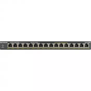 NETGEAR GS316P 16 prievadų nevaldomas Gigabit Ethernet PoE jungiklis