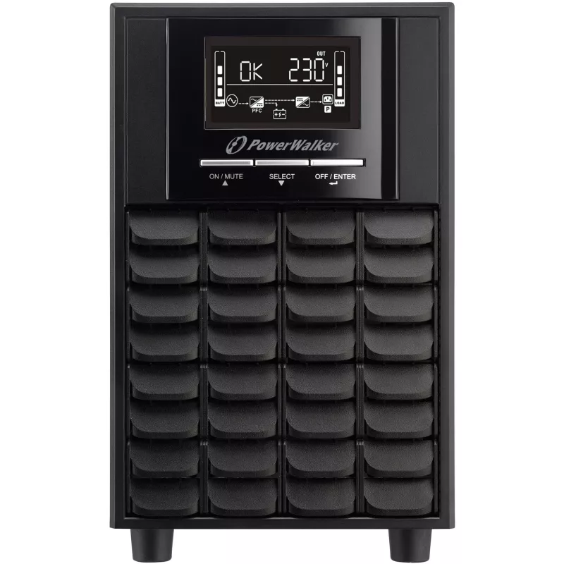 PowerWalker VI 1100 CW linijiškai interaktyvus nepertraukiamo maitinimo šaltinis (UPS) 1100 VA (1,1 kVA), 770 W, 7 Ah, RS-232, USB, juodas