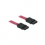 SATA kabelis DeLOCK 84208 0,5 m raudonas