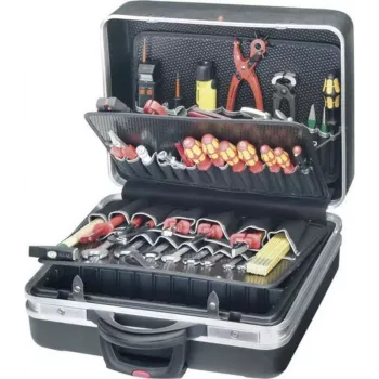 Toolbox Parat CLASSIC KINGSIZE ROLL – didelės talpos riedantis įrankių dėklas, juodas