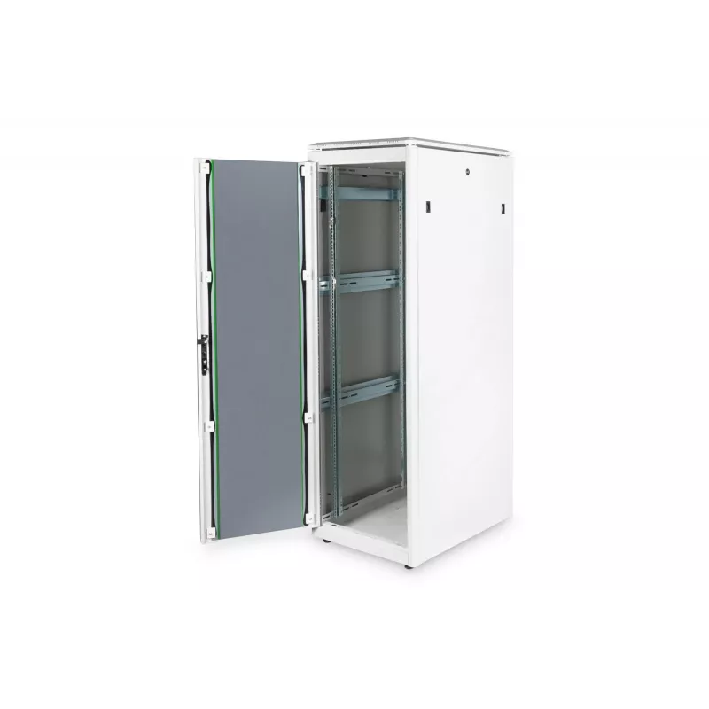 DIGITUS 36HE Unique tinklo spintelė 600x800mm stiklo durys pilka