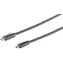 USB laidas S/CONN 77144-1.8 1,8 m USB C – Mini-USB B juodas