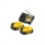 Baterijų ir įkroviklio rinkinys DeWALT DCB1104P2 18 V 5,0 Ah (2 baterijos, įkroviklis)