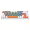 Gaming klaviatūra Savio ASTRAL WHITE JADE 3 COLOURS USB QWERTY US International