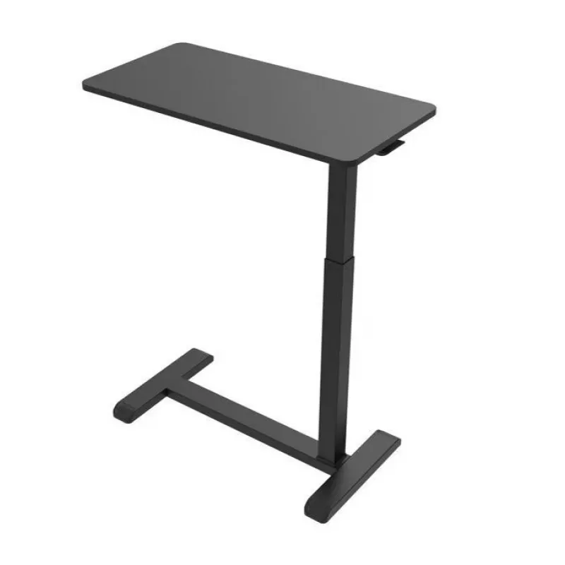 Tiesus kompiuterinis stalas Gembird TVS-DESK-02-BK juoda medžio drožlių plokštė