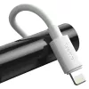 Baseus Simple Wisdom duomenų kabelių rinkinys USB-C į Lightning PD 20W (2 vnt./kompl.) 1,5 m Baltas