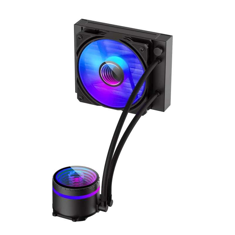 Gamemax ICEBURG 120 BK | 120 mm CPU skysčio aušintuvas | Juodas