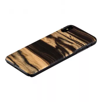 Dėklas iPhone XS Max man and wood — baltas ebonis juodas