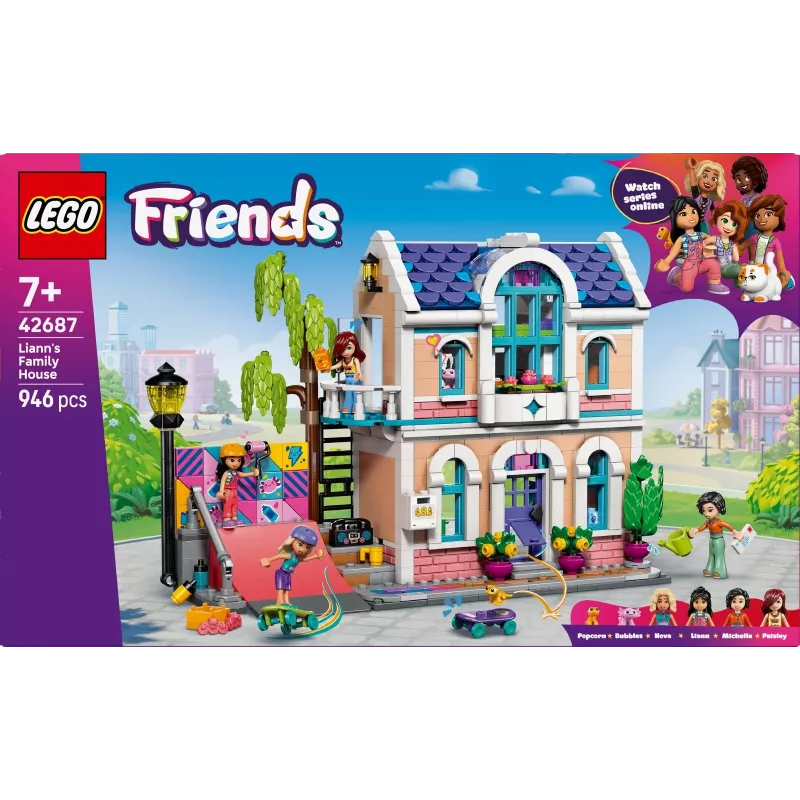 LEGO Friends 42687 Liann's Family House – Lianos šeimos namas