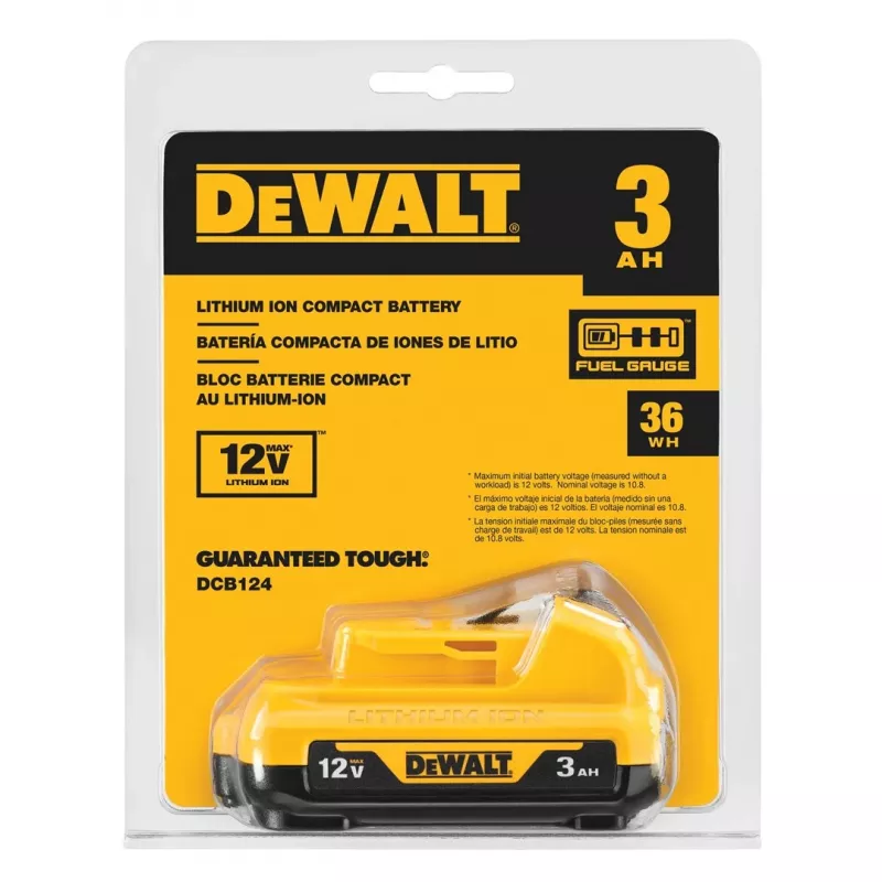 DeWALT DCB124-XJ belaidžio įrankio baterija / įkroviklis