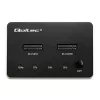 Qoltec 52274 M.2 SSD diskų dėklas | NVMe | SATA | USB-C | DUAL 2 x 2TB