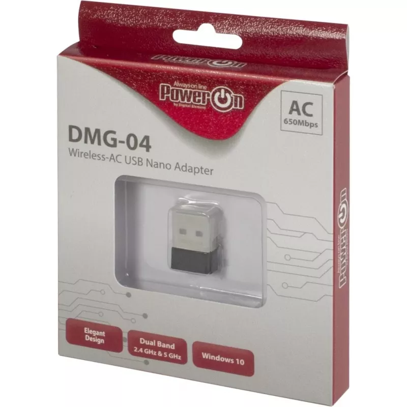 Inter-Tech belaidis tinklo adapteris USB 2.0 650Mbps