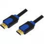 HDMI kabelis LogiLink CHB1102 2 m Type A Juoda/Mėlyna, 8.16 Gbit/s