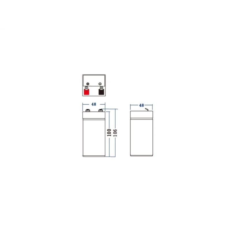 Green Cell AGM36 UPS baterija VRLA AGM 4 V 4.5 Ah