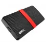 SSD nešiojamas Emtec X200 2TB juodas USB Type-C 3.2 Gen 1