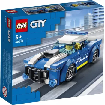 LEGO 60312 City Policijos automobilio žaislas vaikams nuo 5 metų su pareigūno minifigūra, maža dovana, nuotykių serijos persekiojimo transporto priemonė