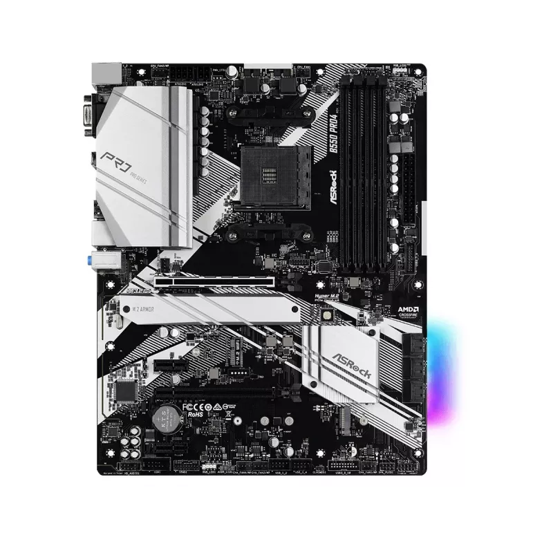 Motininė plokštė ASRock B550 PRO4 AMD B550 Socket AM4 ATX