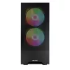 Korpusas Logic ARYA ARGB MINIDI USB 3.0 Juodas