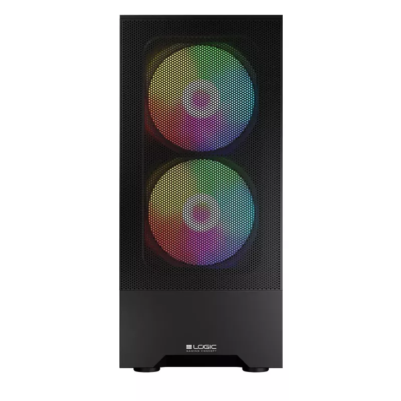 Korpusas Logic ARYA ARGB MINIDI USB 3.0 Juodas
