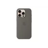 Apple iPhone 16 Pro silikoninis dėklas su MagSafe - pilkas