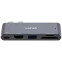 CANYON DS-5 5in1 Thunderbolt 3 4K Space Grey – daugiafunkcis USB-C stotelė