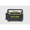 Nešiojamas radijo imtuvas Muse M-928 BTY su skaitmeniniu FM imtuvu, 20W, USB-C, juodai/geltonas