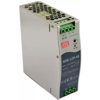 Pulsar SDR-120-48 DIN bėgio perjungiamasis maitinimo šaltinis