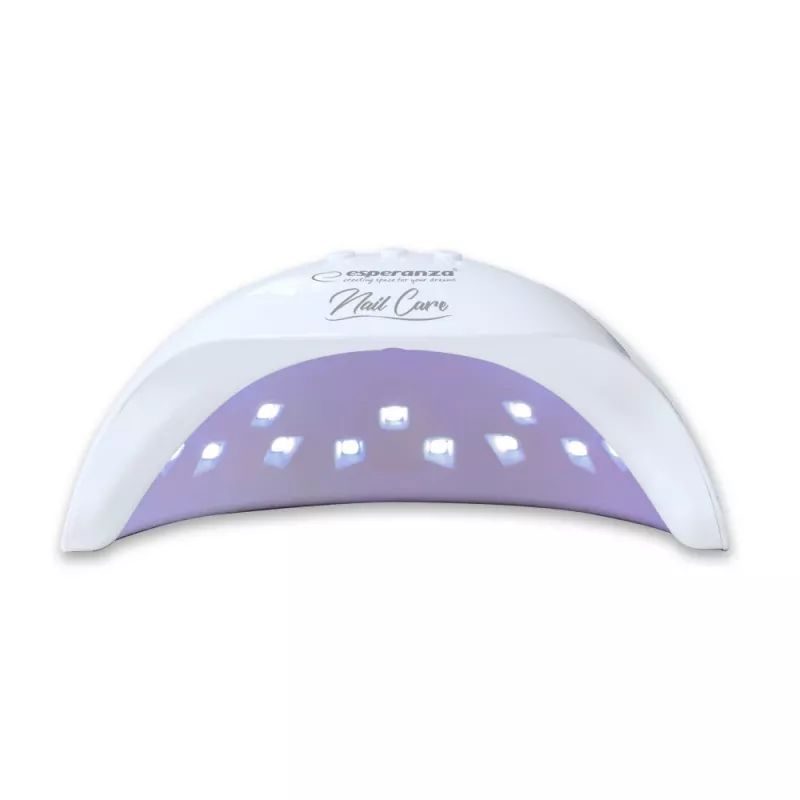 Nagų džiovintuvas ESPERANZA EBN010 36W UV+LED, 15 lempų, baltas, įmontuotas ekranas, judesio jutiklis