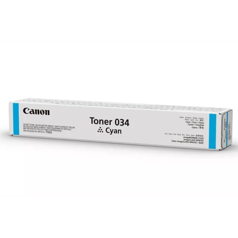 Canon 034 originalus toneris – Cyan (mėlyna), 1 vnt.