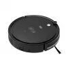 Robotinis dulkių siurblys TEESA Smart VAC 2 – juodas, apvalus, 1000 Pa, Wi-Fi