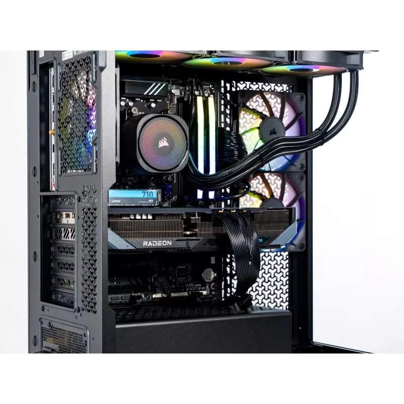Kompiuteris E-Sport GB650T-CR2 Ryzen 7 7800X3D 32GB 2TB RX 9070 XT 16GB WIN11H