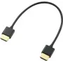 SpeaKa Professional HDMI jungiamasis kabelis 20 cm, Audio Return Channel, auksuoti kontaktai, juodas [1x HDMI kištukas - 1x HDMI kištukas] (SP-9076308)